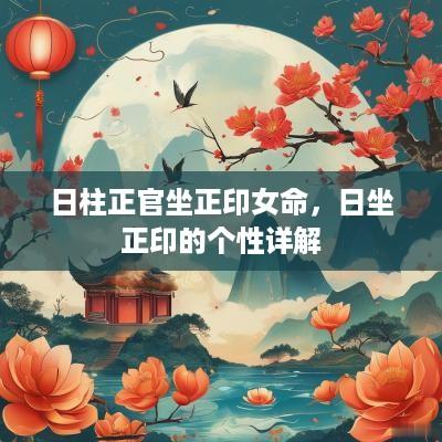日柱正官坐正印女命，日坐正印的个性详解