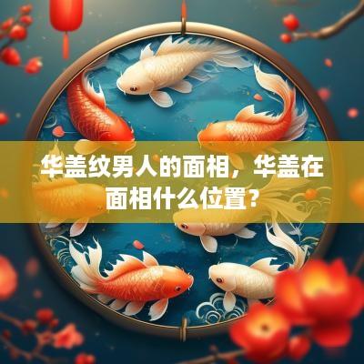华盖纹男人的面相，华盖在面相什么位置？