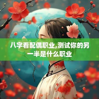八字看配偶职业,测试你的另一半是什么职业