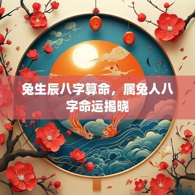 兔生辰八字算命，属兔人八字命运揭晓