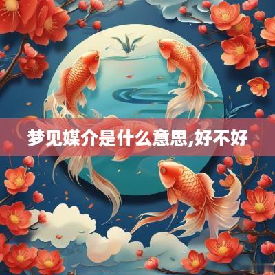 梦见媒介是什么意思,好不好