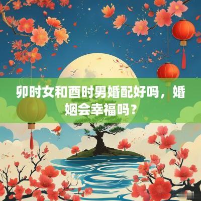 卯时女和酉时男婚配好吗，婚姻会幸福吗？