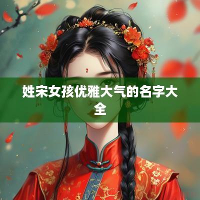 姓宋女孩优雅大气的名字大全