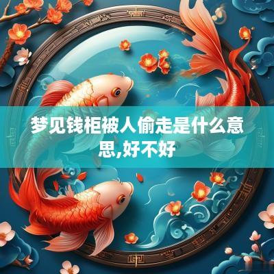 梦见钱柜被人偷走是什么意思,好不好