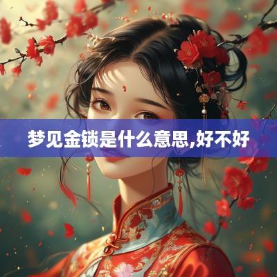 梦见金锁是什么意思,好不好