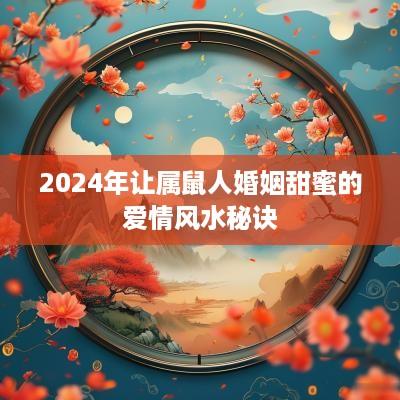 2025年让属鼠人婚姻甜蜜的爱情风水秘诀
