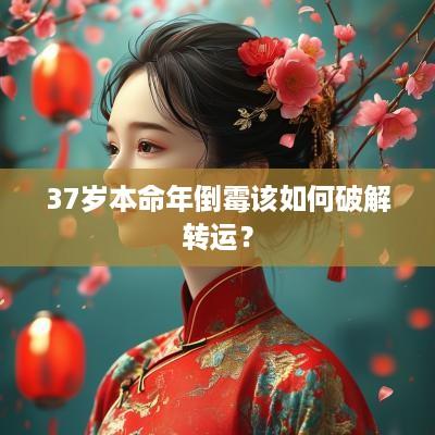37岁本命年倒霉该如何破解转运？