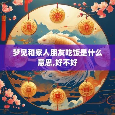 梦见和家人朋友吃饭是什么意思,好不好