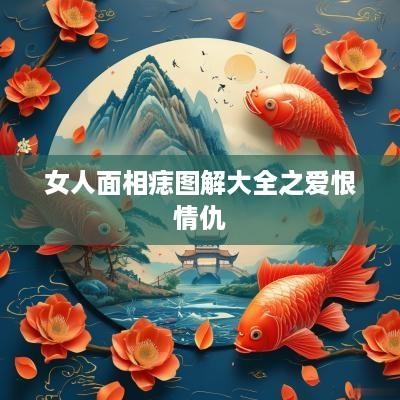 女人面相痣图解大全之爱恨情仇