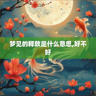 梦见的释放是什么意思,好不好