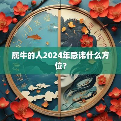 属牛的人2025年忌讳什么方位？