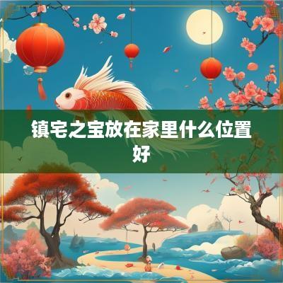 镇宅之宝放在家里什么位置好
