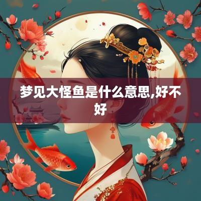 梦见大怪鱼是什么意思,好不好