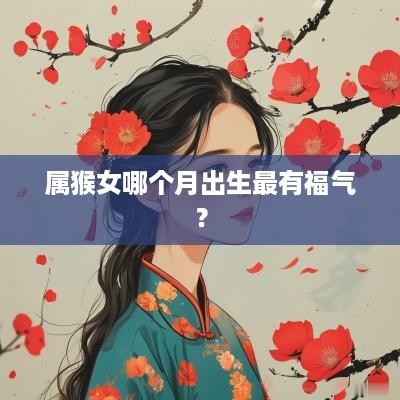 属猴女哪个月出生最有福气？