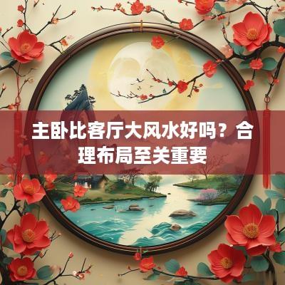 主卧比客厅大风水好吗？合理布局至关重要