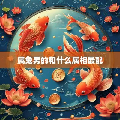属兔男的和什么属相最配