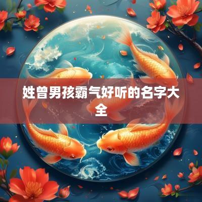 姓曾男孩霸气好听的名字大全
