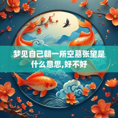 梦见自己朝一所空墓张望是什么意思,好不好