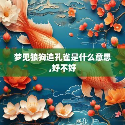 梦见狼狗追孔雀是什么意思,好不好