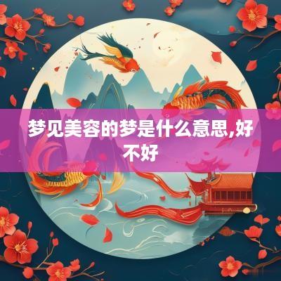 梦见美容的梦是什么意思,好不好