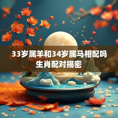 33岁属羊和34岁属马相配吗生肖配对揭密