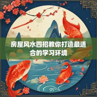 房屋风水四招教你打造最适合的学习环境