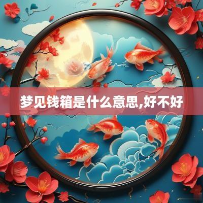 梦见钱箱是什么意思,好不好
