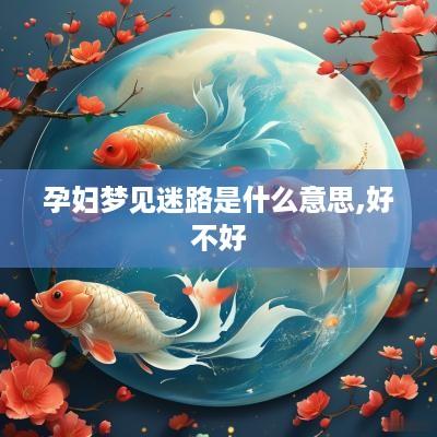 孕妇梦见迷路是什么意思,好不好