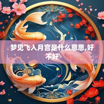 梦见飞入月宫是什么意思,好不好
