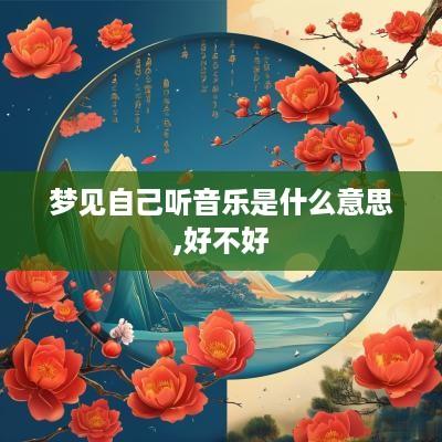梦见自己听音乐是什么意思,好不好