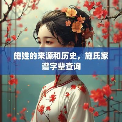 施姓的来源和历史，施氏家谱字辈查询