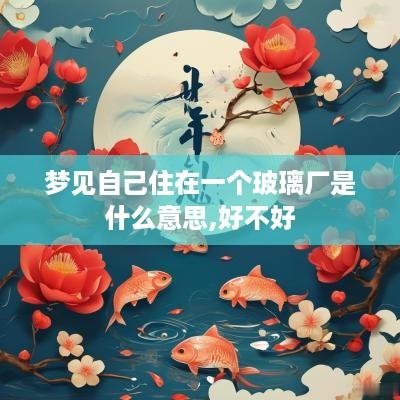 梦见自己住在一个玻璃厂是什么意思,好不好