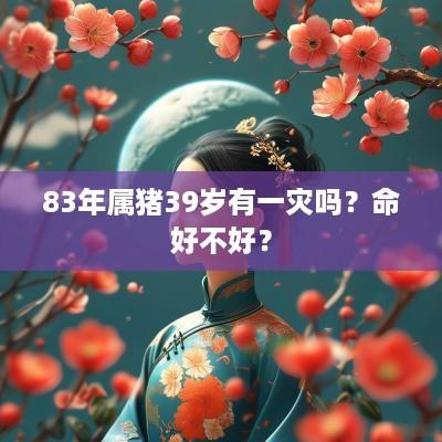 83年属猪39岁有一灾吗？命好不好？