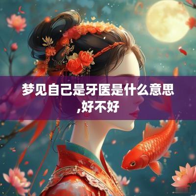 梦见自己是牙医是什么意思,好不好