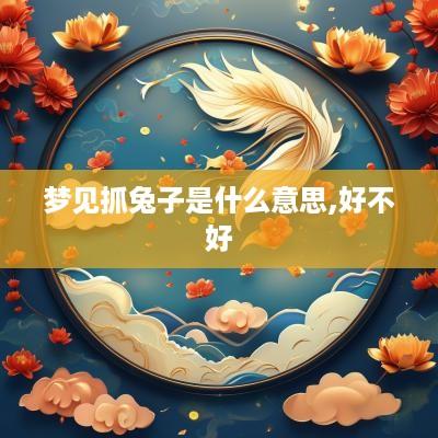 梦见抓兔子是什么意思,好不好