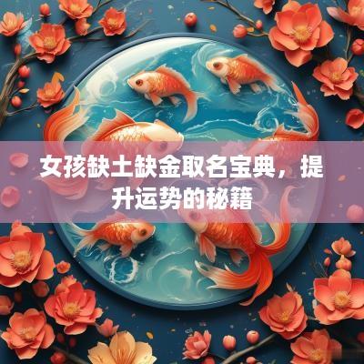 女孩缺土缺金取名宝典，提升运势的秘籍