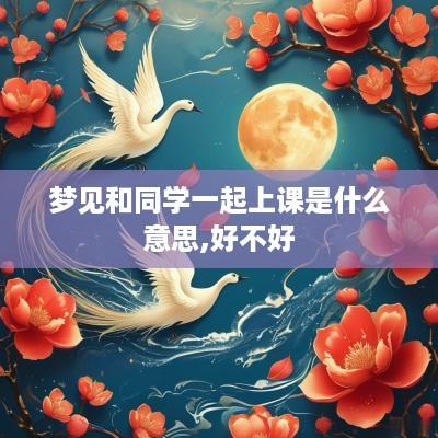 梦见和同学一起上课是什么意思,好不好