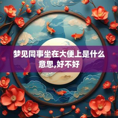 梦见同事坐在大便上是什么意思,好不好