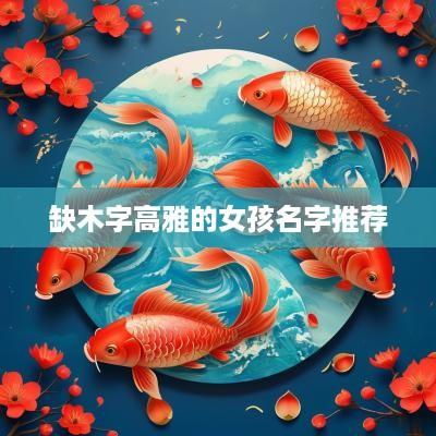 缺木字高雅的女孩名字推荐