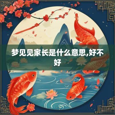 梦见见家长是什么意思,好不好