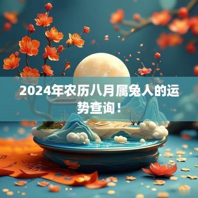 2025年农历八月属兔人的运势查询！