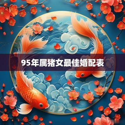 95年属猪女最佳婚配表