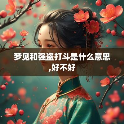 梦见和强盗打斗是什么意思,好不好