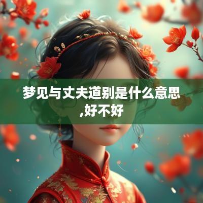 梦见与丈夫道别是什么意思,好不好