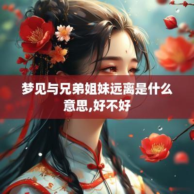 梦见与兄弟姐妹远离是什么意思,好不好