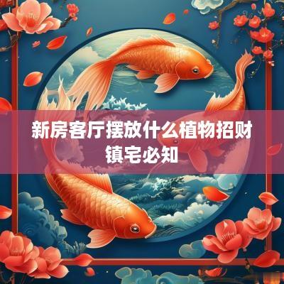 新房客厅摆放什么植物招财镇宅必知