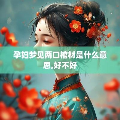 孕妇梦见两口棺材是什么意思,好不好