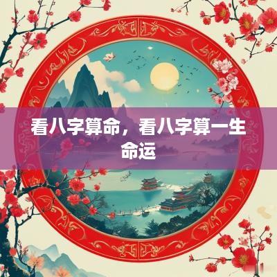 看八字算命，看八字算一生命运
