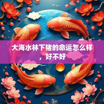 大海水林下猪的命运怎么样，好不好