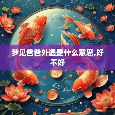 梦见爸爸外遇是什么意思,好不好